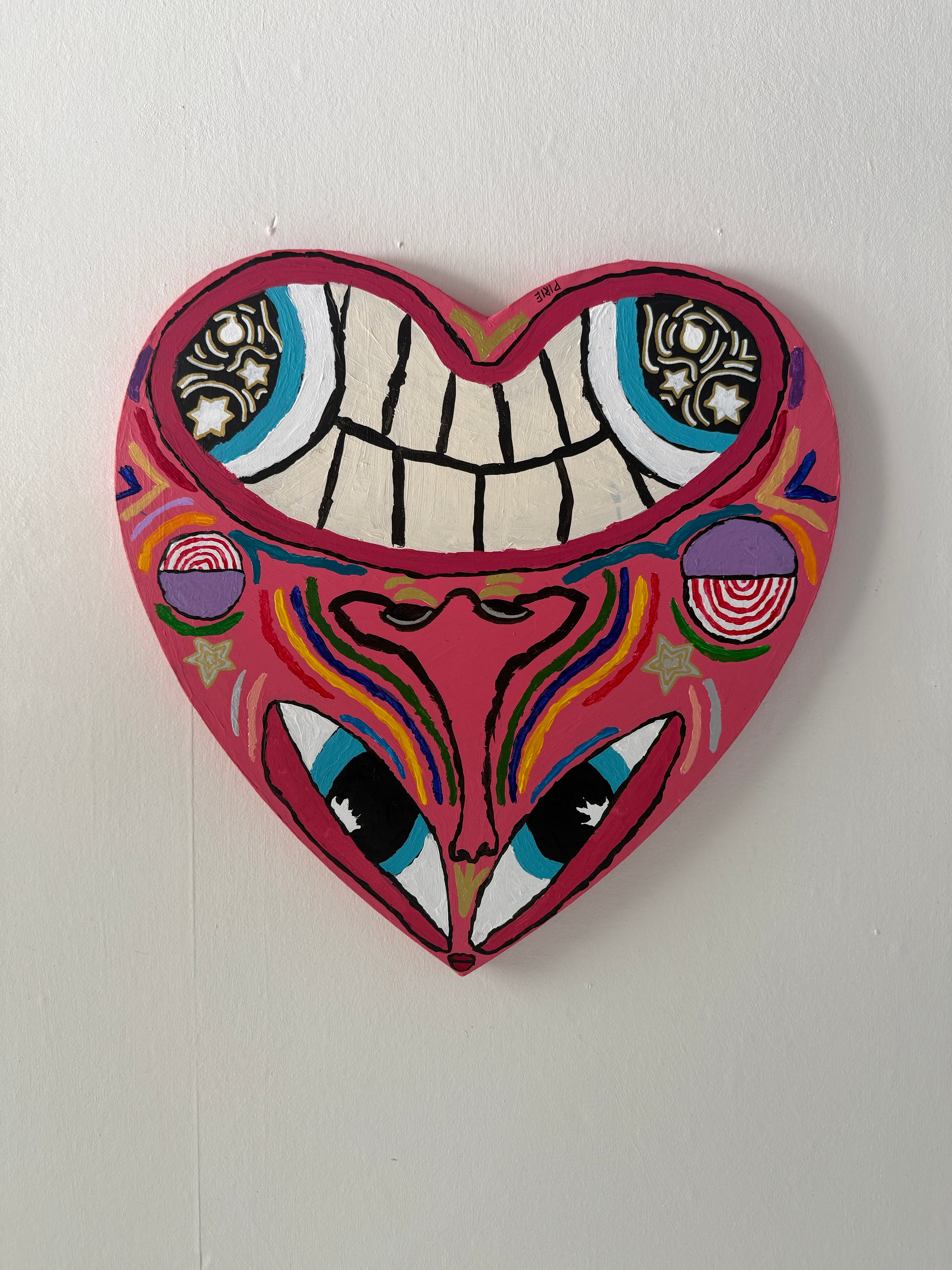 LUVSIDE DOWN (40CM X 40CM)