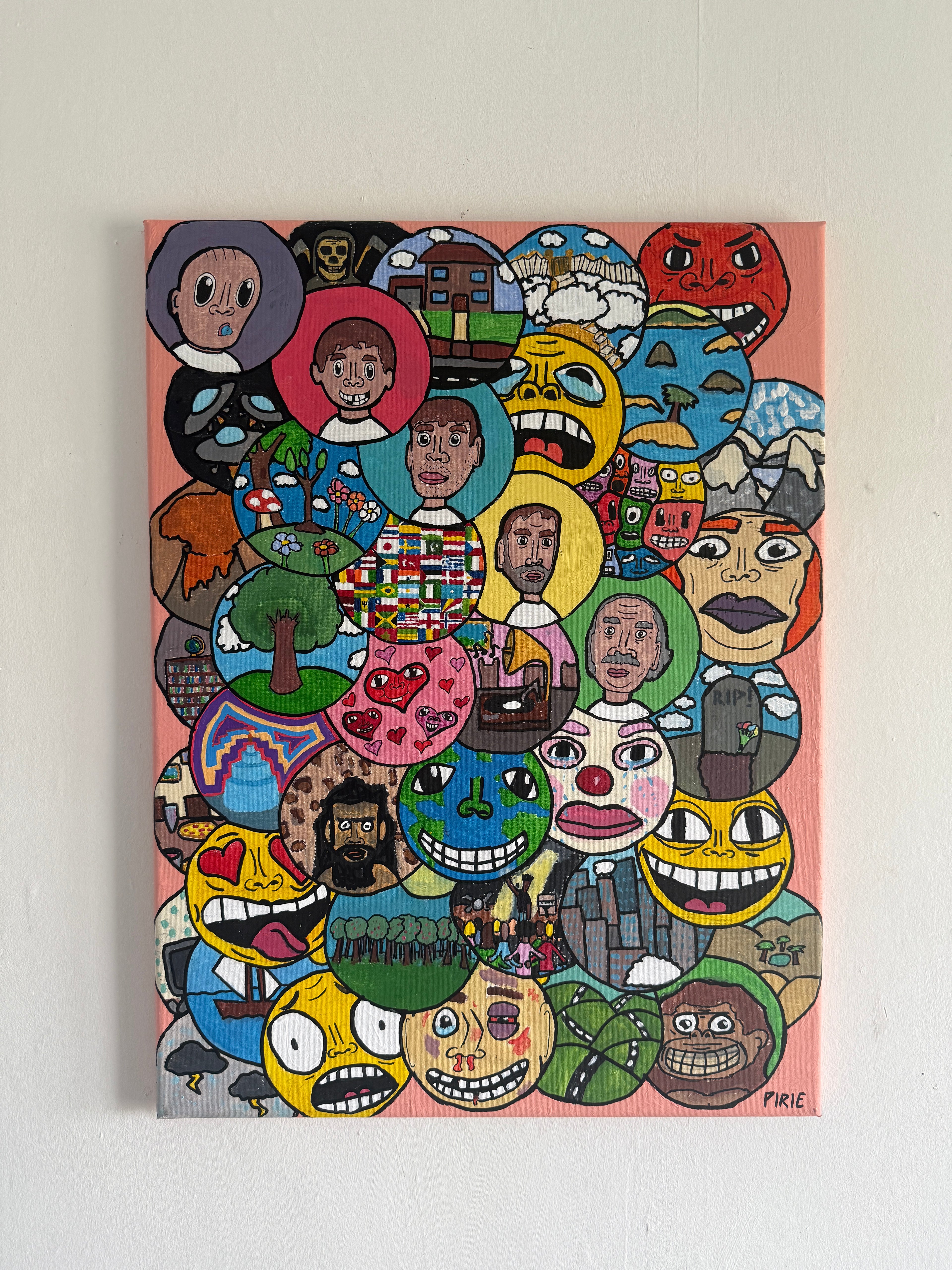 CIRCLES OF LIFE (45CM X 60CM)