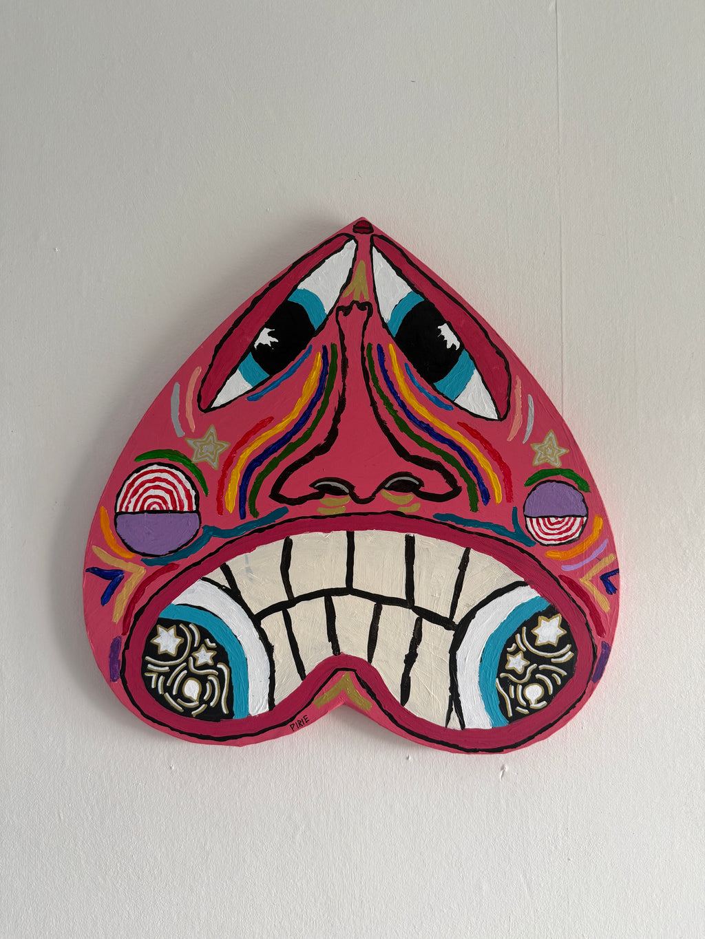 LUVSIDE DOWN (40CM X 40CM)