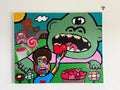 MONSTERS NEED LUV TOO (61CM X 76CM)