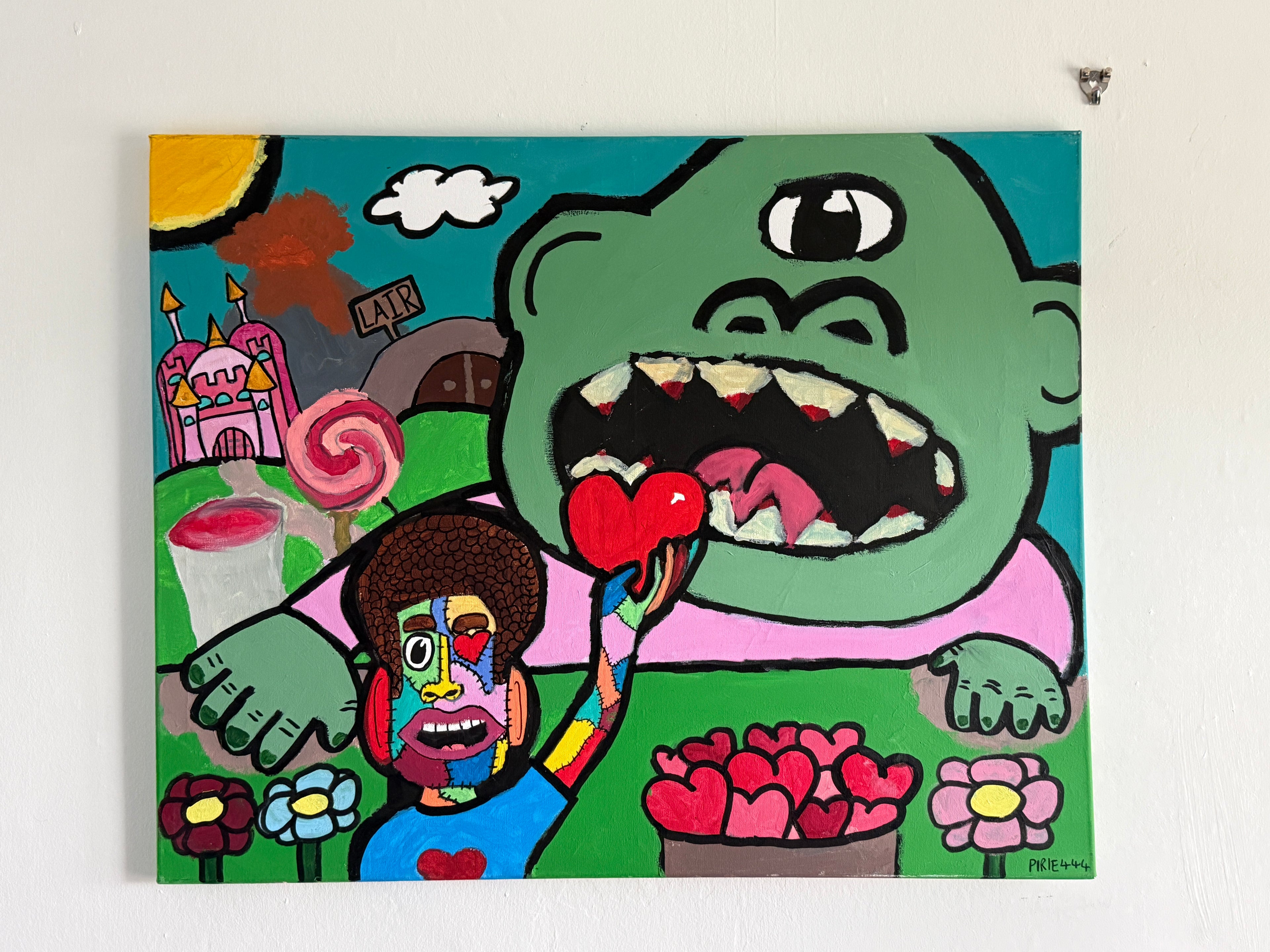 MONSTERS NEED LUV TOO (61CM X 76CM)