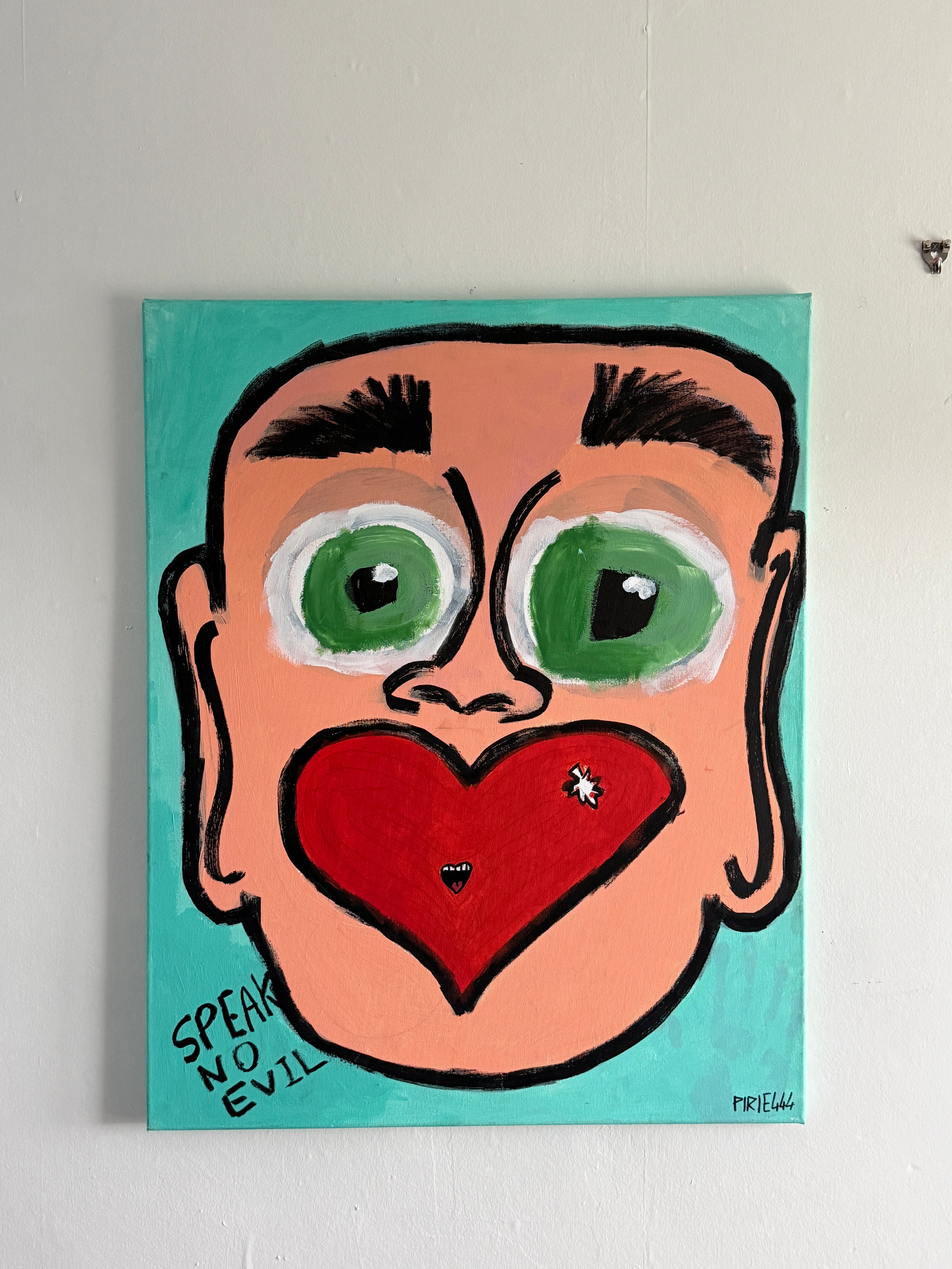 SPEAK NO EVIL (61CM X 76CM)