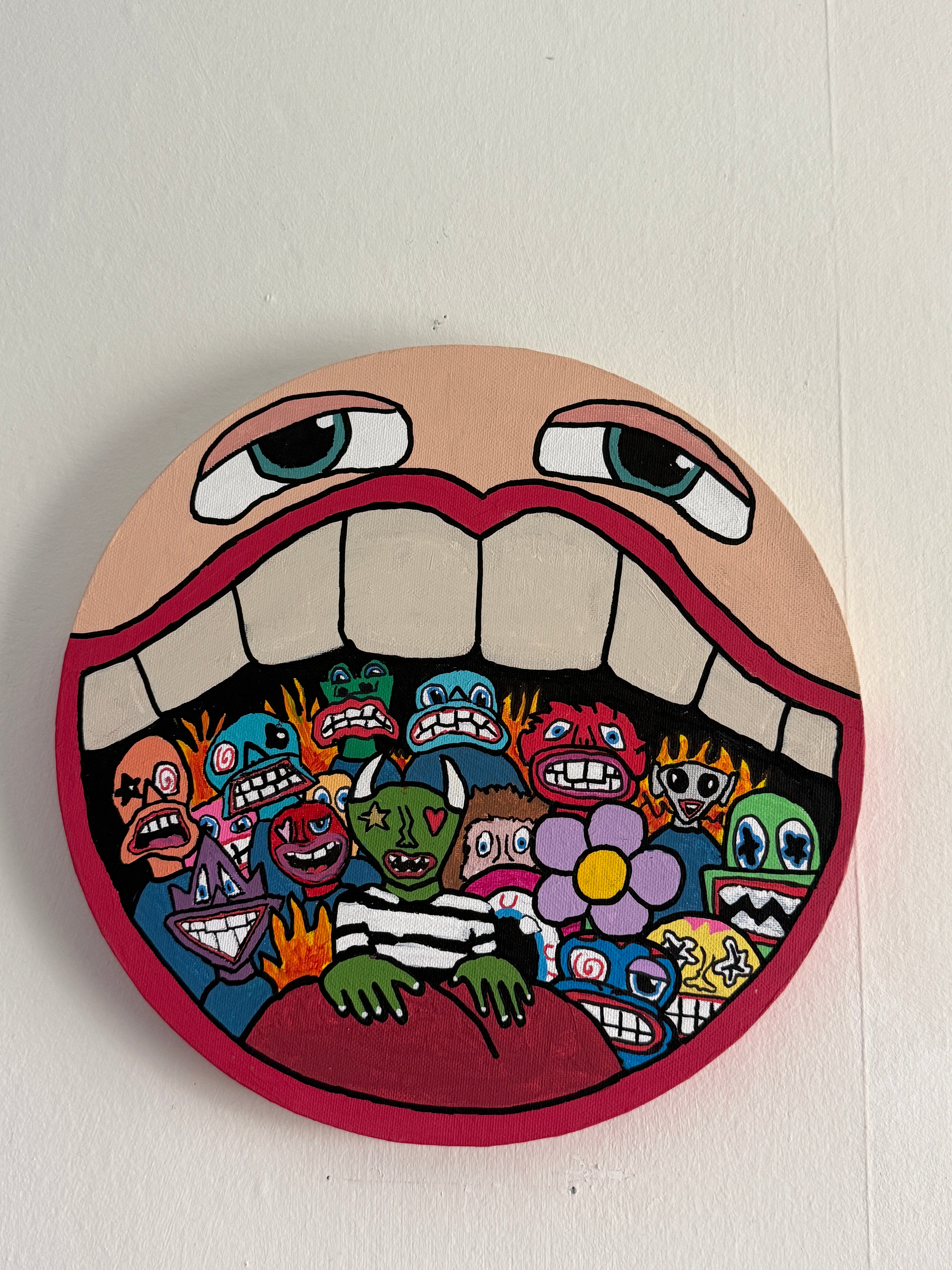 BIGMOUF STRIKES AGAIN (40CM X 40CM)